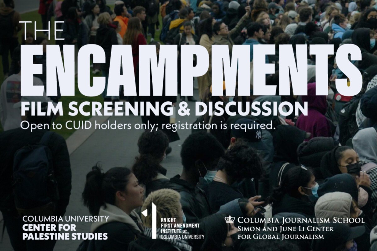 The Encampments: Film Screening & Discussion